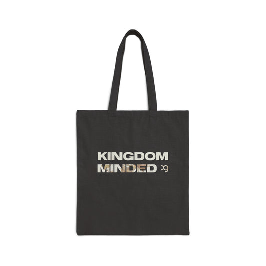 Kingdom Minded Cotton Canvas Tote Bag ™